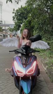Aerox Alpha Turbo Front Fender - Aerox Extended Exie Art Fender Connection【Local spot】COD