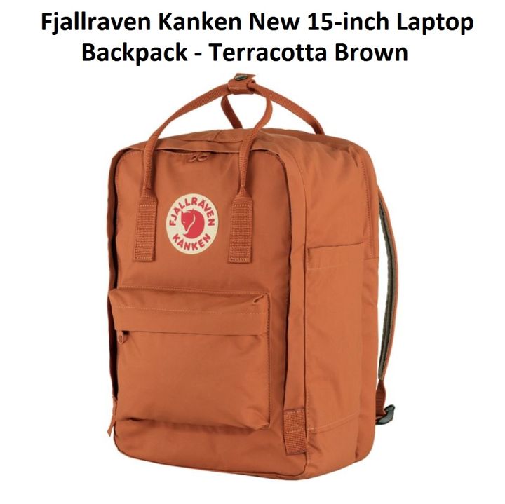 Fjallraven Kanken New 15-inch Laptop Backpack Terracotta Brown