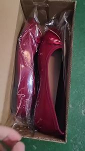Versatile Red Fashion WomenS Flats 2026 Spring New Flat Wedding Shoes With Stylish Bow And Shallow Design