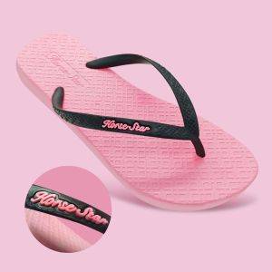 จัดส่งเร็ว Horse star premium รองเท้าแตะแฟชั่น สีดำชมพู รุ่น Limited Edition Pink Black รองเท้าหูหนีบ
