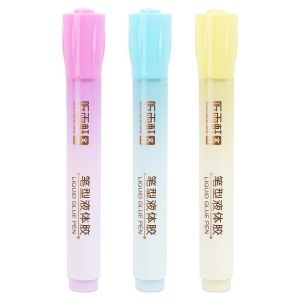 ปากกากาว Candy Color Handbook Dispensing Pen Quick-Drying Dot Gule Stick กาวความหนืดสูงนักเรียนสร้างสรรค์เครื่องเขียน