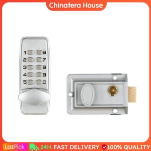 Waterproof Mechanical Digital Door Lock Button Keypad Keyless Code Lock