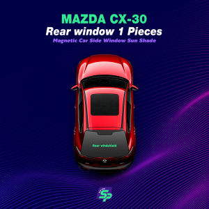 Mazda CX-30 – ShopPark Magnetic Custom Fit Car Window Sunshade | High-Density Mesh Sun Protection Easy Install