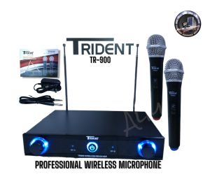 Trident Tr 900 professional double vhf wireless Mic system