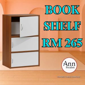 (PERABOT ANN) RAK BUKU / RAK SERBAGUNA / BOOKSHELF / STORAGE SHELF / SHELF CABINET / MULTIFUNCTION RACK