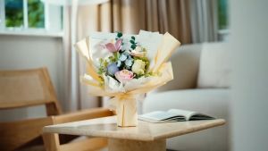 [ReadyStock] Robotime ROKR 3D DIY Wooden Puzzle Spring Time Bouquet - AF01J