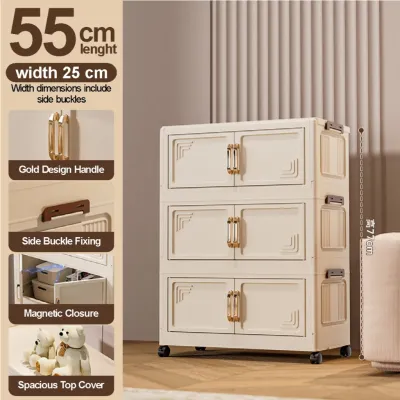 🇸🇬Koala Home🔥Foldable Storage Box Cabinet Drawer Chest Stackable Storage Drawer Cabinet Wardrobe Home Organizer Folding
