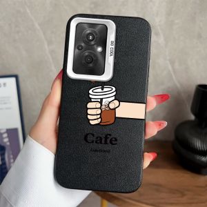 เคสสำหรับ OPPO Reno 8Z 5G เคสนิ่มตัวป้องกัน TPU เคสใส่โทรศัพท์เคสกันกระแทก SPSNKF01การ์ตูนกาแฟสวยงามดีไซน์ใหม่