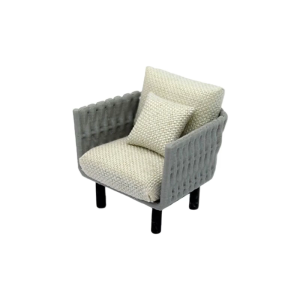 Realistic Miniature Sofa With Cushion and Pillow For Dollhouses Scene Display Decoration And Crafting Project Supply