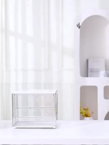 Acrylic Display Case Transparent es Popmart Storage Organizer Stackable Magnetic Dustproof