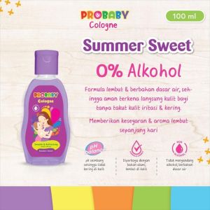 PROBABY Cologne Bayi Aroma Lemon/Lavender/San Julia/Pine - Bebas Alkohol 100ml
