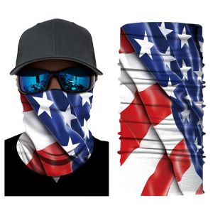 New 3D Printed Skull Fashion Anti Dust UV Buff Headband Cycling Motor Fishing Face Mask Sports Scarf Kerchief