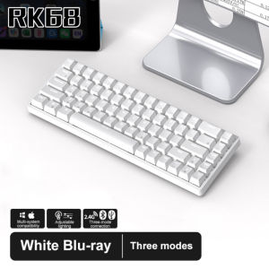 GOOJODOQ Royal Kludge RK71 RK68 RK61 Dual Mode 60% RGB Mechanical Gaming Keyboard Bluetooth And Wired Blue Switch Red Switch Brown Switch