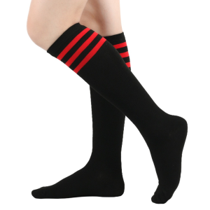Solid color striped ladies socks warm kids stockings JK preppy style