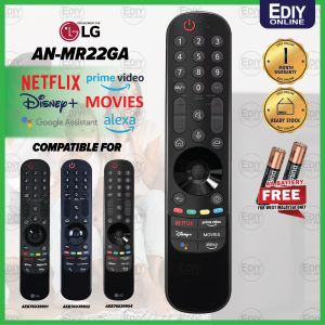 【𝐅𝐑𝐄𝐄 𝐁𝐀𝐓𝐓𝐄𝐑𝐘 𝐀𝐀𝐗𝟐】 Replacement Remote Control For 2022 LG AN-MR22GA Smart TV Magic pointer AKB76039901 AKB76039902 AKB76039904