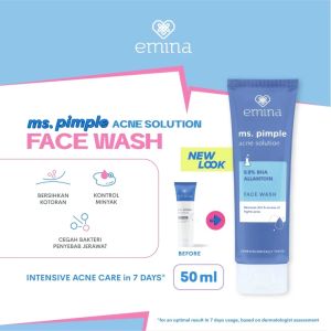 EMINA Ms Pimple Acne Solution Series || Face Wash Toner Serum Moisturizing Spot Gel Ms.Pimple
