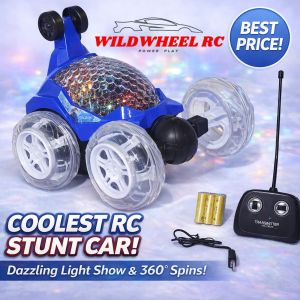 Super Speed RC Stunt Car 360° Rotation with Lights & Music Remote Control Toy