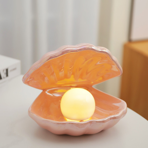 Lampu Malam Kreatif Kerang untuk Meja Tidur Kamar