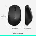 Logitech M331 SILENT PLUS Wireless Mouse, 2.4GHz with USB Receiver, Optical Tracking, Quiet & Lightweight, Long Battery Life, for PC, Mac, Laptop, Chromebook. 
