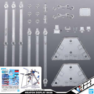 ⭐️ BANDAI GUNPLA HIGH GRADE FULL MECHANICS THE WITCH FROM MMERCURY WEAPON DISPLAY BASE GUNDAM EFFECT STAND VCA SINGAPORE