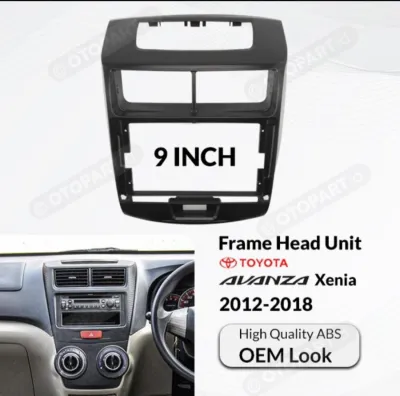Frame Head Unit All New Avanza Xenia 2012 - 2018 9 inch