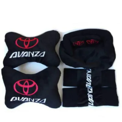 Bantal Mobil Car Set headrest lengkap MOBIL TOYOTA AVANZA