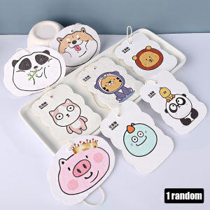Kitchen Dishwashing Sponge Cleaning Sponges Scouring Pad Compressed Wood Pulp Sponge Cartoon Dish Cloths Pot Wipe Cleaning Tools
