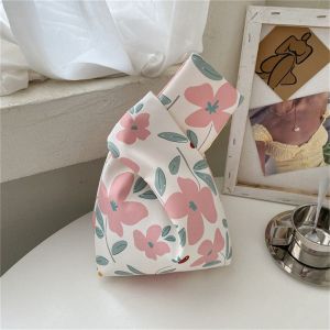 SYRUPSHADDOCKING Casual Handmade Reusable Tote Bag Shopping Bags Wrist Bag Handbag