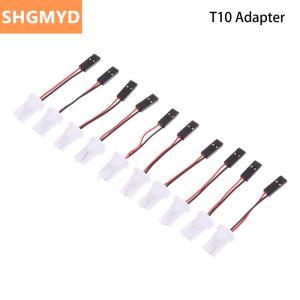 [COD] SHGMYD 10Pcs Adapter For Car Light Led Panel Stop Lamp Car Interior Dome Bulb T10 BA9S T4W Festoon To Pink Connector Wire Cables
