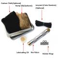 Brass Piston Fire picker xách tay đánh lửa Piston Súng hữu ích nén khí lửa ống dụng cụ sinh tồn cho du lịch ngoài trời. 