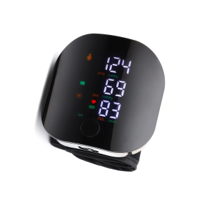 SG Portable Wrist Blood Pressure Monitor Rechargeable LED Large Screen Touch Screen Voice Reading Automatic Health Gift