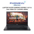 Laptop Acer Gaming Aspire 7 A715-76G-5806 (i5-12450H) (Đen) - Bảo hành 12 tháng. 