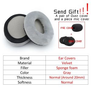Earpads For MDR-NC500D MDR NC500D Headphone Ear pads Replacement Headset Ear Pad PU Leather Sponge Foam