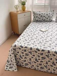 Nhà kho giặt ủi giường mềm Ga phẳng cho giường đôi nhà kho trên cùng đơn màu trơn nhà kho đơn/giường cỡ Queen/giường cỡ lớn