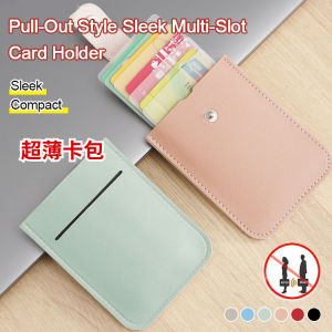 Card Holder Card Case Anti-Demagnetization Multi-Slot/Anti-Loss Anti-Stain/Travel Office Daily Use/For Women Adults