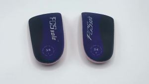 PCSsole 3/4 Orthotics Shoe Insoles High Arch Supports Shoe Inserts for Plantar Fasciitis Flat Feet Over-Pronation Relief Heel Spur Pain (S:Men5-6/Women6-7)