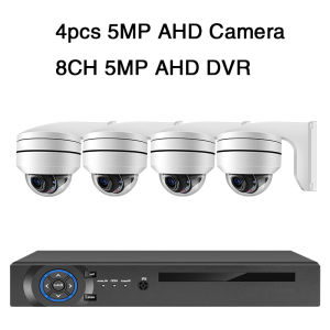 OVERSCAM 5MP AHD PTZ Camera & DVR Kit - 38X Optical Zoom Outdoor CCTV System | 80m IR Night Vision | H.265+ | Easy Setup