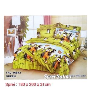 Sprei Katun Anak Karakter Katun Kasur No 1 King Size Ukuran 180x200 Tinggi 30 Lebih Sprei Home Made Corak Motif Karakter domba
