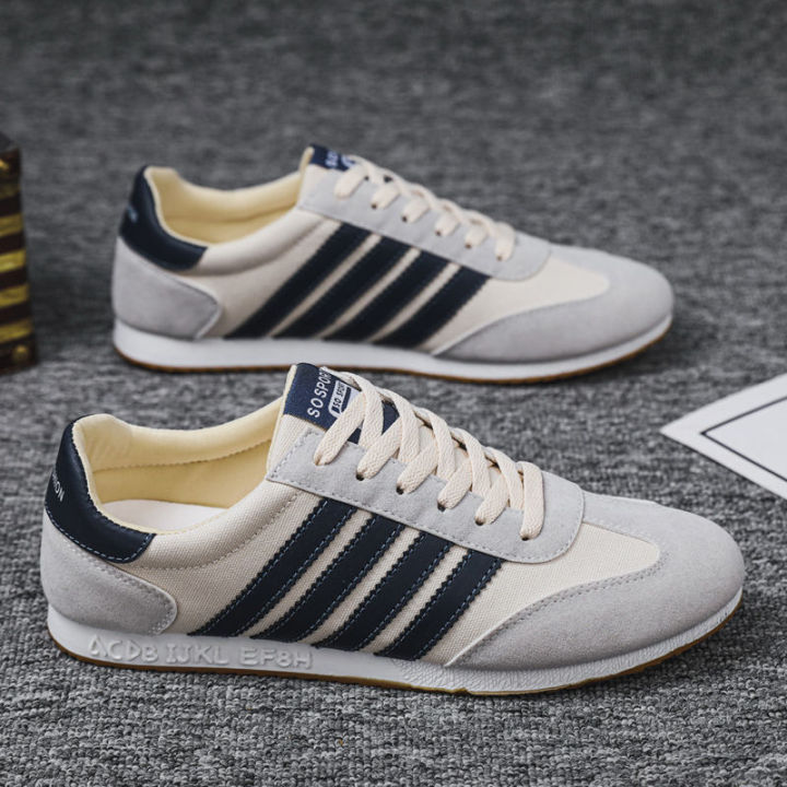adidas gazelle silver green womens Jogging Forrest Gump Travel Leisure Breathable Men's Sports Shoes