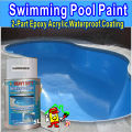 BLUE / E-031 /  5L /  SWIMMING POOL PAINT /  2 PART EPOXY ACRYLIC WATERPROOF COATING PAINT /   HEAVY DUTY / KOLAM RENANG. 