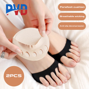 PVD 1Pair Forefoot Pads Honeycomb Fabric Metatarsal Pads Ball of Foot Pads for Women