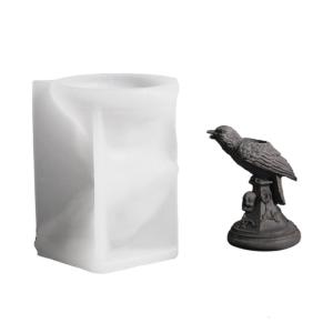 Artistic Owl Skull Silicone Mold Smooth Surfaces Holder Craft Tool Compatible With Resin Clay Soap Making Kit