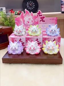 xpkQ Nordic Nine-Tailed Fox Ornament Modern Trendy Toy Figurine Office Desktop & Car Decoration Cute Healing Birthday Gift FYFM 4Y1Z7
