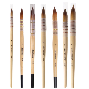 Handmade Watercolor Brush Nylon Hair for Multi Purpose Painting Artist Professional Brush for Calligraphy Writing