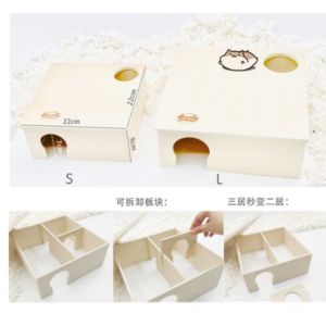 Hedgehog planet hamster hideout wooden house仓鼠躲避多居室二居室三居室六居室［现货］