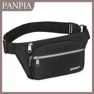 PANPIA Thời Trang Người Đàn Ông Phụ Nữ Eo Túi Giản Dị Fanny Gói Ví Điện Thoại Lớn Vành Đai Túi Túi Du Lịch Ngoài Trời Túi Điện Thoại Chuối Hip Túi