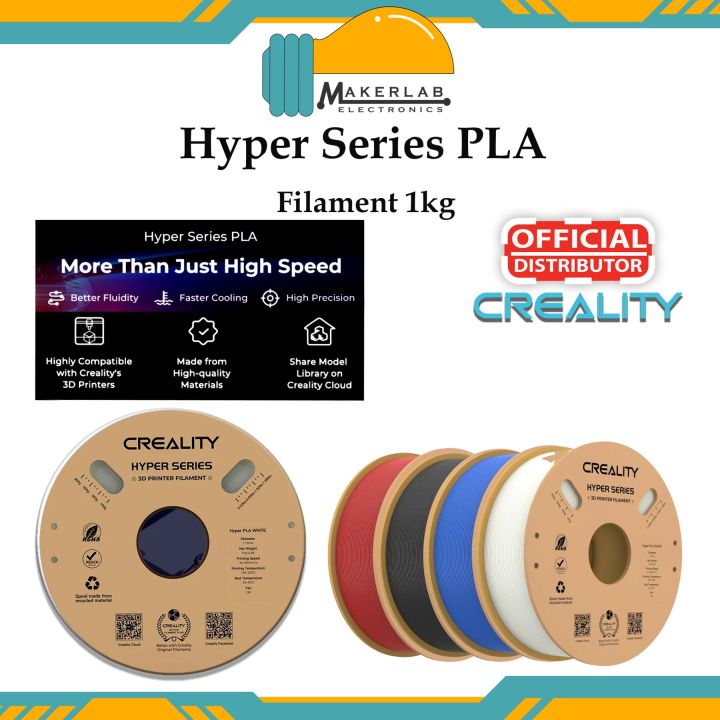 Creality Hyper Series PLA Filament 1KG 1.75mm High Precision Faster