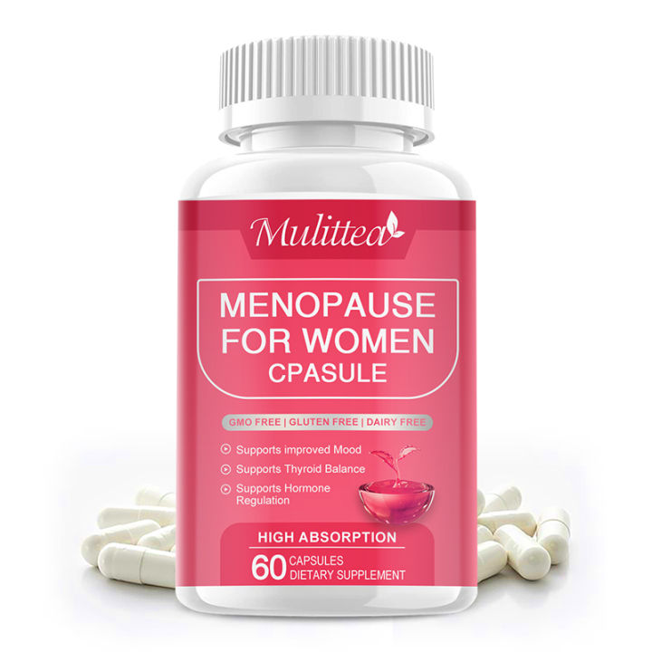Mulittea Menopause Relief Capsules Soy lsoflavones Balance Hormones