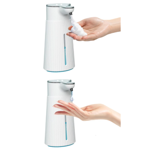 Rechargeable Foam Soap Dispenser Automatic Induction Foam Hand Washer Touchless Soap Dispenser for Kitchen & Bathroom