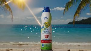 Banana Boat Ultra Protect Sunscreen Spray SPF50+ (170g) Water Resistant Clear Sunblock Non-Greasy UVA/UVB Defense